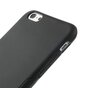Coque en TPU noire compatible avec iPhone 6 6s Coque en silicone solide Noir poign&eacute;e suppl&eacute;mentaire