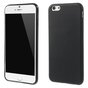 Coque en TPU noire compatible avec iPhone 6 6s Coque en silicone solide Noir poign&eacute;e suppl&eacute;mentaire