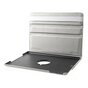 &Eacute;tui blanc compatible avec iPad 2017 2018, couvercle rotatif avec support