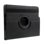 Noir compatible avec iPad 2017 2018, &eacute;tui rotatif en cuir standard