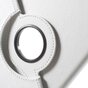 &Eacute;tui rotatif en cuir blanc compatible avec iPad mini 4 et &agrave; l&#039;iPad mini 5 (2019)