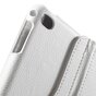 &Eacute;tui rotatif en cuir blanc compatible avec iPad mini 4 et &agrave; l&#039;iPad mini 5 (2019)
