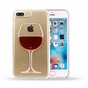 &Eacute;tui rigide transparent pour vin la couverture compatible avec iPhone 7 Plus 8 Plus