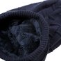 Bonnet de musique Bluetooth tricot&eacute; bonnet de musique bleu