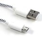 C&acirc;ble micro USB c&acirc;ble de chargement en nylon 3 m&egrave;tres