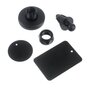 Grille de ventilation pour support de voiture magn&eacute;tique universel pour t&eacute;l&eacute;phone - convient compatible avec iPhone / Samsung - Noir