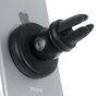 Grille de ventilation pour support de voiture magn&eacute;tique universel pour t&eacute;l&eacute;phone - convient compatible avec iPhone / Samsung - Noir