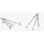 Support de tablette universel en aluminium pliable adapt&eacute; au tr&eacute;pied iPad