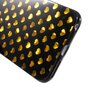Coque coeurs en or noir la coque compatible avec iPhone 6 6s