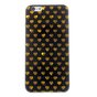 Coque coeurs en or noir la coque compatible avec iPhone 6 6s