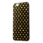 Coque coeurs en or noir la coque compatible avec iPhone 6 6s