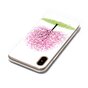 Coque iPhone X XS fleur rose pour iPhone X XS