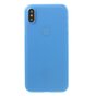 Coque bleue compatible avec iPhone X XS Coque transparente en TPU
