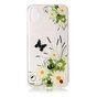 Coque en TPU avec fleurs de marguerite de printemps la coque compatible avec iPhone X XS