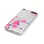 &Eacute;tui floral transparent compatible avec iPod Touch 5 6 7, &eacute;tui branches violet rose