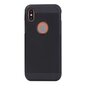 Coque antichoc compatible avec iPhone X XS, coque de protection noire en TPU robuste