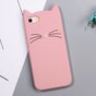 Moustaches de Chat Mignon adapt&eacute;es compatible avec iPhone 5 5s SE 2016 Coque Chaton - Rose