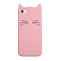 Moustaches de Chat Mignon adapt&eacute;es compatible avec iPhone 5 5s SE 2016 Coque Chaton - Rose