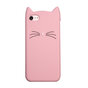 Moustaches de Chat Mignonnes compatible avec iPhone 7 8 SE 2020 SE 2022 Coque Chaton - Rose