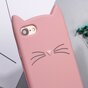 Rose chaton moustaches iPhone 7 8 SE 2020 SE 2022 cas &eacute;tui housse chaton