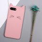 Moustaches de chat mignonnes compatible avec iPhone 7 Plus 8 Plus, &eacute;tui de protection chaton - Rose