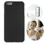 Coque anti-gravit&eacute; pour selfie mains libres, noire, compatible avec iPhone 6 Plus 6s Plus, rev&ecirc;tement nano