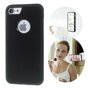 Coque anti-gravit&eacute; pour selfie mains libres, noire, compatible avec iPhone 7 8, rev&ecirc;tement nano