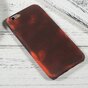 Coque en TPU &agrave; changement de couleur fluorescente thermique compatible avec iPhone 6 6s - Rouge