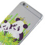 Transparent Panda Bambou compatible avec iPhone 6 Plus 6s Plus Coque