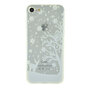Coque en silicone compatible avec iPhone 7, 8, SE 2020, SE 2022, neige blanche, hiver, No&euml;l