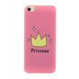 Pink Amsterdam Princess convient compatible avec iPhone 5 5s SE 2016 Coque en TPU avec couronne
