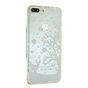 Coque en silicone blanc neige de No&euml;l compatible avec iPhone 7 Plus 8 Plus
