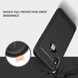 Coque Carbon Armor compatible avec iPhone X XS, coque de protection en TPU noir