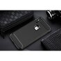 Coque Carbon Armor compatible avec iPhone X XS, coque de protection en TPU noir