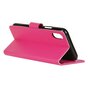 Portefeuille rose compatible avec iPhone X XS cover Bookcase portefeuille en cuir