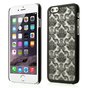 Coque Baroque Noire iPhone 6 6s Hard Case Fleur de Damas au Henn&eacute; Case