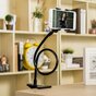 Tr&eacute;pied de support de t&eacute;l&eacute;phone &agrave; pince de bras de table noir universel