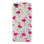Coque transparente flamant rose compatible avec iPhone 7 Plus 8 Plus