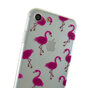 Coque transparente en TPU flamant rose, compatible avec iPhone 7 8 SE 2020 SE 2022