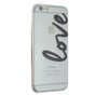 Coque transparente en TPU compatible avec iPhone 6 6s love cover