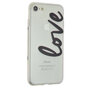 Coque Love compatible avec iPhone 7 8 SE 2020 SE 2022, &eacute;l&eacute;gante coque transparente en TPU