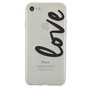 Coque Love compatible avec iPhone 7 8 SE 2020 SE 2022, &eacute;l&eacute;gante coque transparente en TPU