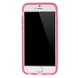 Coque bumper transparente rose compatible avec iPhone 6 6s