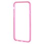Coque bumper transparente rose compatible avec iPhone 6 6s
