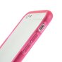Coque bumper transparente rose compatible avec iPhone 6 6s