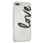Love Case Coque transparente compatible avec iPhone 7 Plus 8 Plus Coque transparente TPU