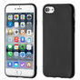 Housse de protection en TPU noir mat compatible avec iPhone 7 8 SE 2020 SE 2022