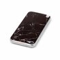 Marbre noir compatible avec iPod Touch 5 6 7 &eacute;tui en TPU &eacute;tui en marbre