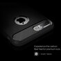 Black Carbon Armor compatible avec la coque en TPU compatible avec iPhone 7 Plus 8 Plus