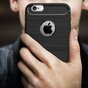 Black Carbon Armor compatible avec la coque en TPU compatible avec iPhone 6 Plus 6s Plus